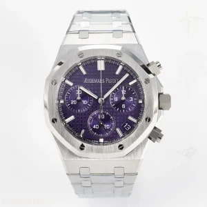Audemars Piguet Royal Oak Chrono 26240 SS APSF Purple Dial on SS Bracelet SA4401
