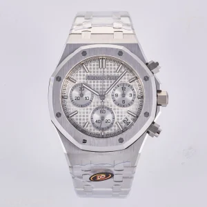 Audemars Piguet Royal Oak Chrono 26240 SS DDF Silver Dial on SS Bracelet DD4401 (50th Anniversary)