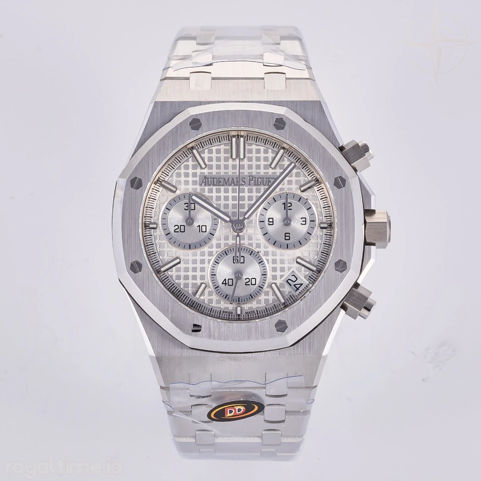 Audemars Piguet Royal Oak Chrono 26240 SS DDF Silver Dial on SS Bracelet DD4401 (50th Anniversary)