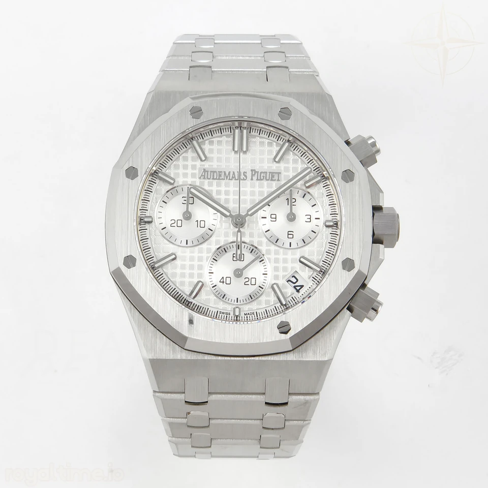 Audemars Piguet Royal Oak Chrono 26240 SS DDF White Dial on SS Bracelet SA4401