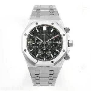 Audemars Piguet Royal Oak Chrono 26240 SS DDSF Green Dial on SS Bracelet DD4401