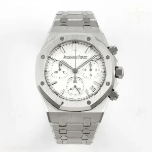 Audemars Piguet Royal Oak Chrono 26240 SS DDSF White Dial on SS Bracelet DD4401