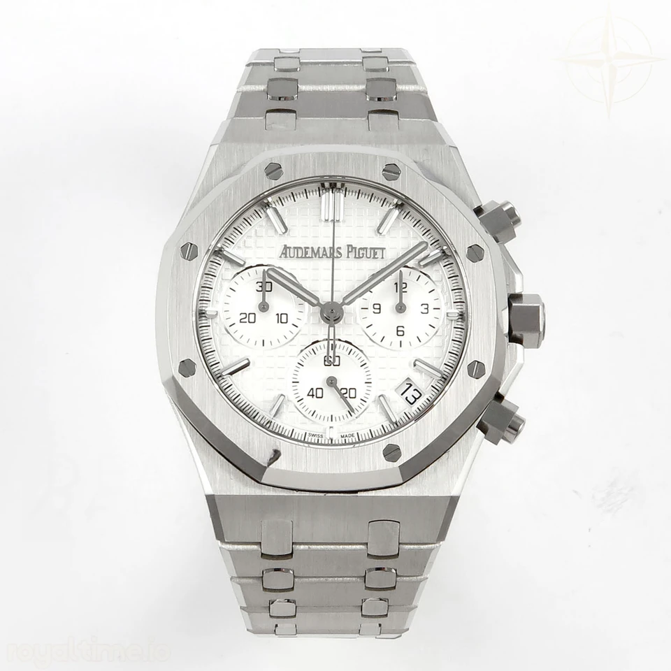 Audemars Piguet Royal Oak Chrono 26240 SS DDSF White Dial on SS Bracelet DD4401