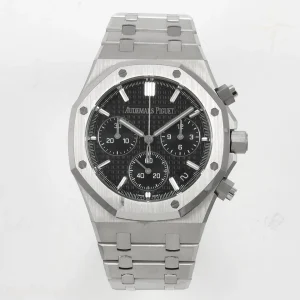 Audemars Piguet Royal Oak Chrono 26240 SS TOPF Black Dial on SS Bracelet SA4401