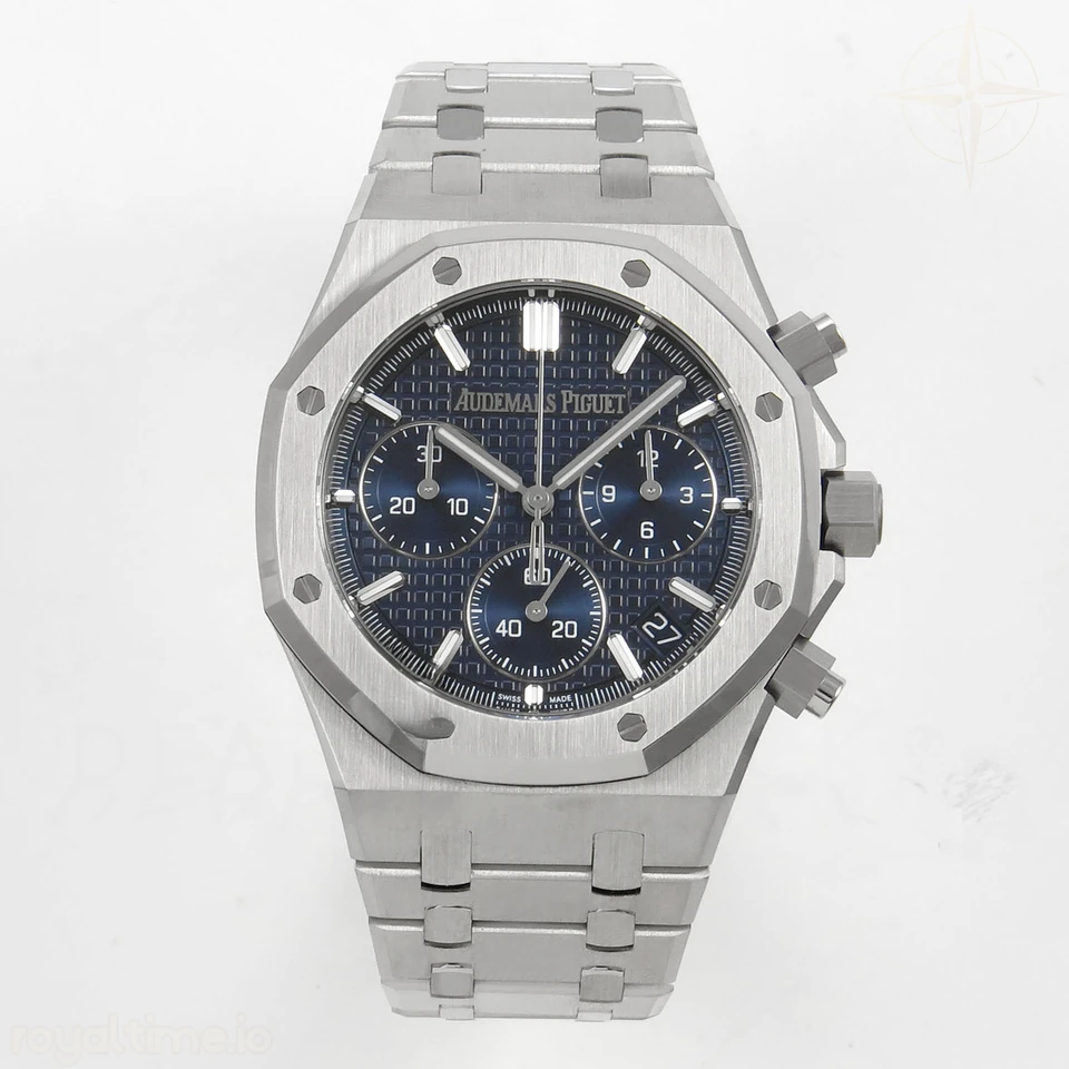 Audemars Piguet Royal Oak Chrono 26240 SS TOPF Blue Dial on SS Bracelet SA4401