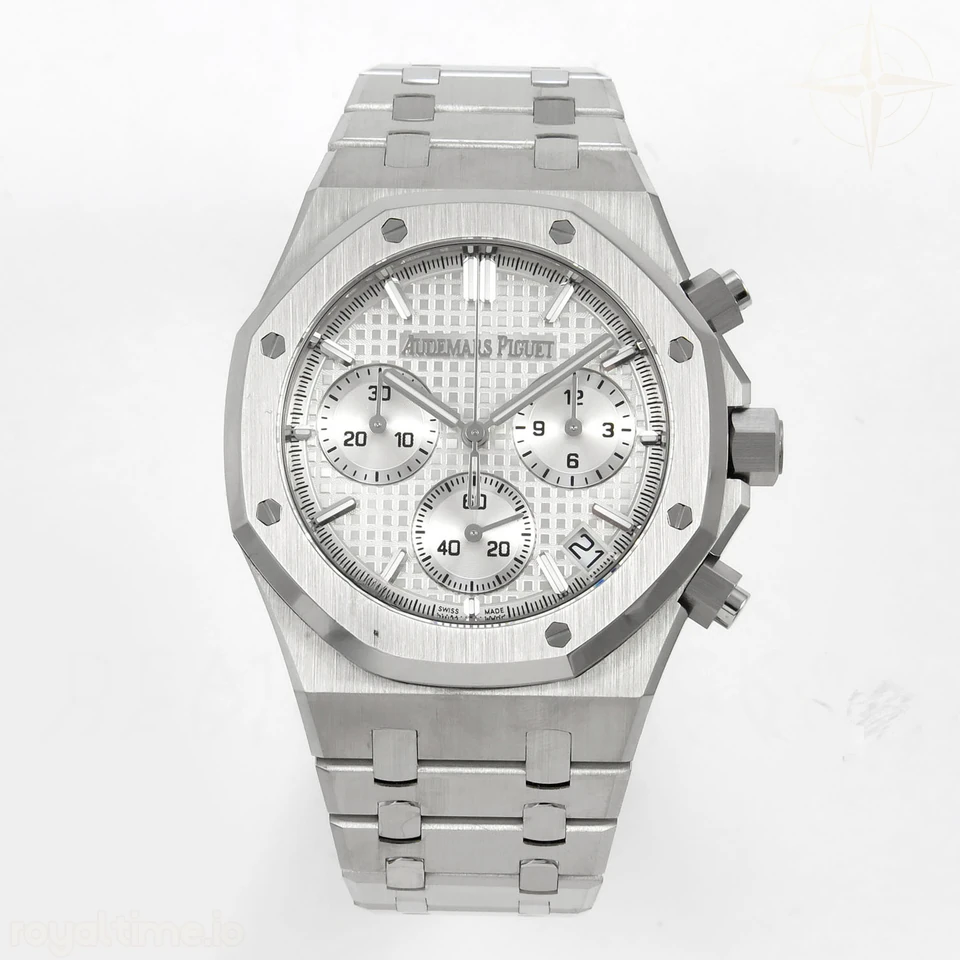 Audemars Piguet Royal Oak Chrono 26240 SS TOPF Sliver Dial on SS Bracelet SA4401