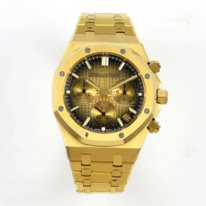Audemars Piguet Royal Oak Chrono 26240 YG DDSF YG Smoked Dial on YG Bracelet DD4401