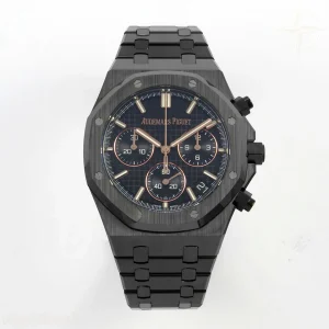Audemars Piguet Royal Oak Chrono 26240ce Black Ceramic DDF Black Dial on Bracelet DD4401