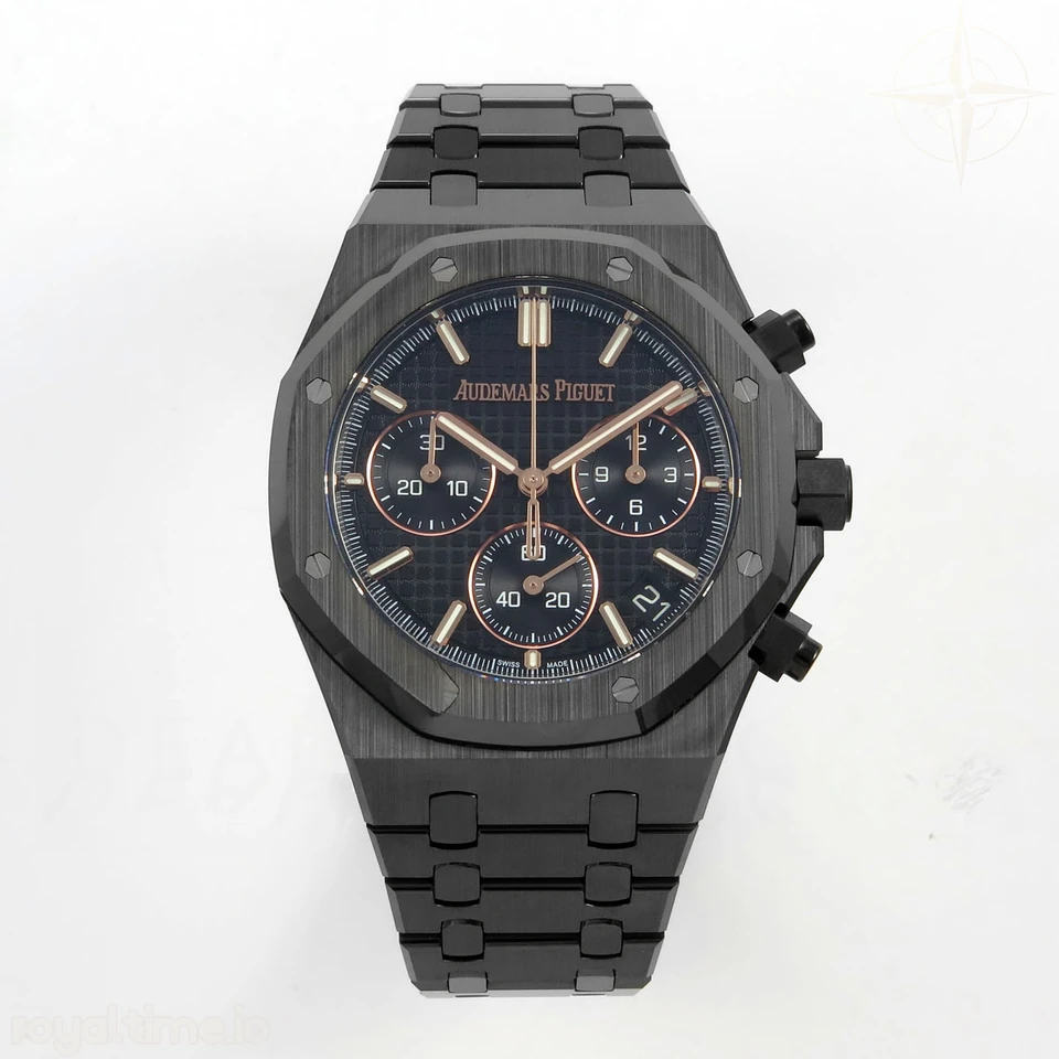 Audemars Piguet Royal Oak Chrono 26240ce Black Ceramic DDF Black Dial on Bracelet DD4401