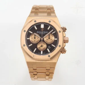 Audemars Piguet Royal Oak Chrono 26331 RG APWF Brown/RG Dial on RG Bracelet A2385