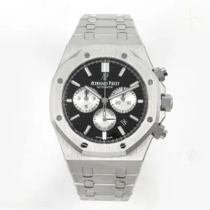 Audemars Piguet Royal Oak Chrono 26331 SS APSF Black/White Dial on SS Bracelet A2385