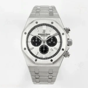 Audemars Piguet Royal Oak Chrono 26331 SS APSF White Dial on SS Bracelet A2385