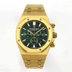 Audemars Piguet Royal Oak Chrono 26331 YG APSF Green Dial on YG Bracelet A2385