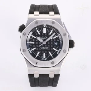 Audemars Piguet Royal Oak Offshore Diver 15703 JJF on Rubber Strap A2824 V11