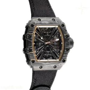 Richard Mille RM 012-01 Tourbillon NTPT Carbon on Black Nylon Strap