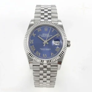 Rolex DateJust 36 SS 126234 ARF Blue Roman Dial on Jubilee Bracelet DD3235