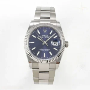 Rolex DateJust 36 SS 126234 ARF Purple Stick Dial on Oyster Bracelet DD3235