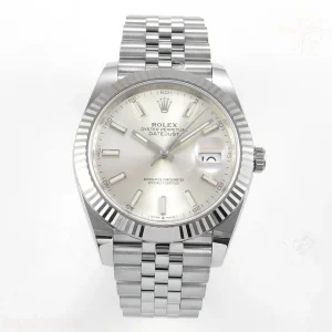 Rolex DateJust 41 126334 904L SS SCF Sliver Dial on Jubilee Bracelet VR3235