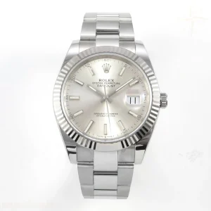 Rolex DateJust 41 126334 904L SS SCF Sliver Dial on Oyster Bracelet VR3235