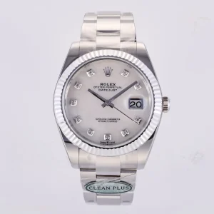 Rolex DateJust 41 126334 Clean Plus 904L Steel White MOP Diamonds Dial on Oyster Bracelet DD3235
