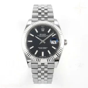 Rolex DateJust 41 126334 Clean Plus Black Stick Dial on Jubilee Bracelet JH3235 (Free Sprung) Weighted 133g