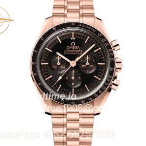 Omega Speedmaster Black Dial on Rose Gold