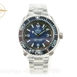 Omega Seamaster ULTRA DEEP 6000M SS VSF Summer Blue Dial on SS Bracelet A8912