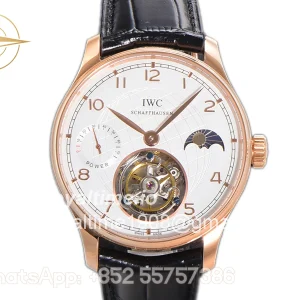 IWC Portugese Tourbillon White Dial on Rose Gold