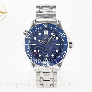 Omega 2018 Seamaster Diver 300M VSF Blue Ceramic Blue Dial on SS Bracelet A8800 V2