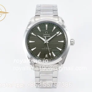 Omega Aqua Terra 150m 41mm VSF Green Dial on SS Bracelet A8900