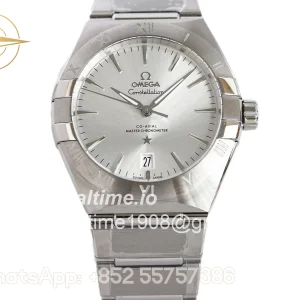 Omega Constellation Co-Axial Chronometer 39mm Silver Dial in Steel