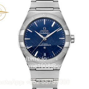 Omega Constellation Co-Axial Master Chronometer 41mm Blue Meteorite Dial on Bracelet