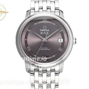 Omega De Ville Co-Axial Chronometer 36.8mm Grey Dial in Steel on Bracelet