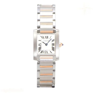 Cartier Tank Francaise Watch Small Steel/Rose Gold