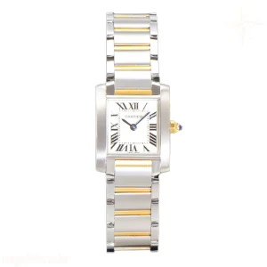Cartier Tank Francaise Watch Small Steel/Yellow Gold