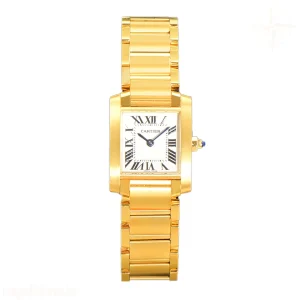 Cartier Tank Francaise Watch Small Yellow Gold