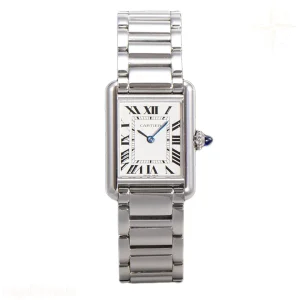 Cartier Tank Must 29.5mm White Dial in Steel