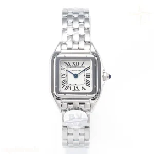 Cartier Panthère Secrete De Ladies 27mm SS BVF White Dial on SS Bracelet Ronda Quartz