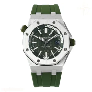 Audemars Piguet Royal Oak Offshore Diver Steel Khaki Dial 15710ST