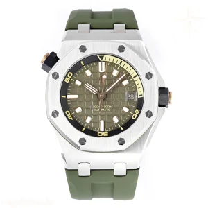 Audemars Piguet Royal Oak Offshore Diver Steel Khaki Dial Ref. 15720ST.OO.A052CA.01