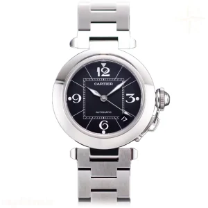 Cartier Pasha de Cartier Black Dial 35mm in Bracelet