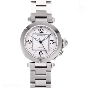 Cartier Pasha de Cartier White Dial 35mm in Bracelet