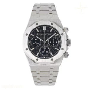 Audemars Piguet Royal Oak Self-Winding Chronograph Black Dial in Steel