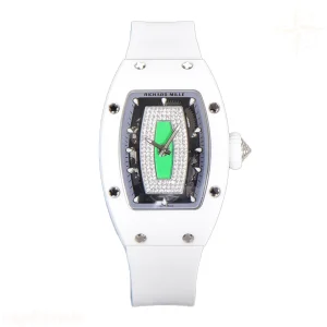 Richard Mille RM 007 Automatic Ladies White Ceramic Green