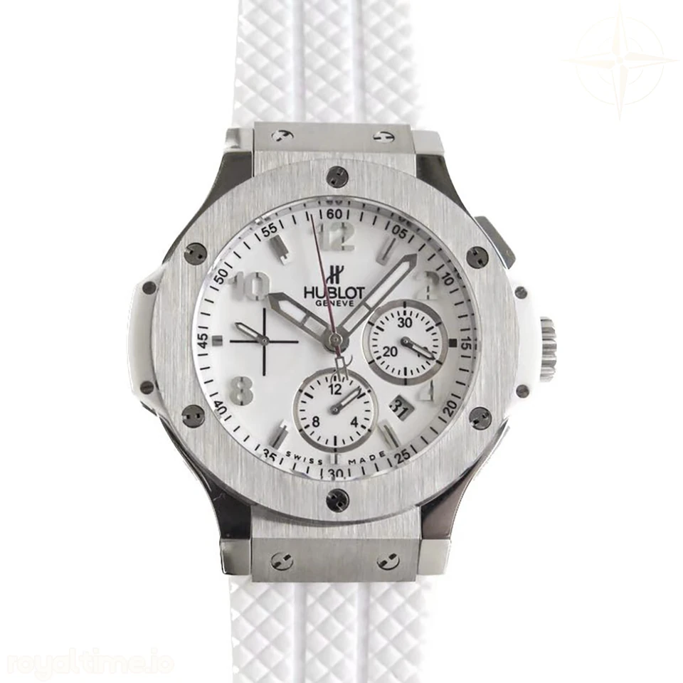 Hublot Big Bang Chronograph Evolution Steel White Dial