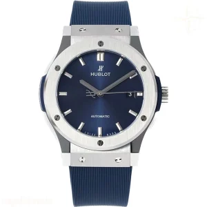 Hublot Classic Fusion Automatic 42mm Blue Dial on Rubber Strap
