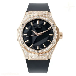 Hublot Classic Fusion Orlinski King Gold Alternative Pave 40mm Black Dial