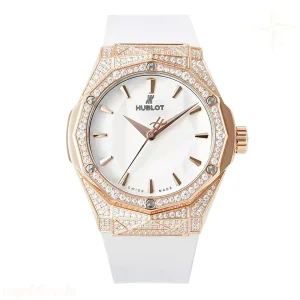 Hublot Classic Fusion Orlinski King Gold Alternative Pave 40mm White Dial
