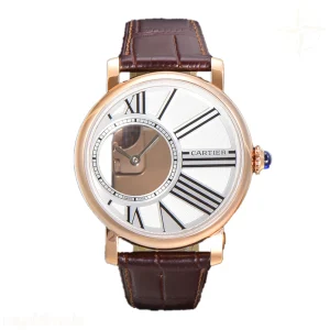 Cartier Rotonde De Cartier White Dial in Rose Gold