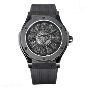 Hublot Classic Fusion Takashi Murakami 45mm Sunflower Dial on Rubber Strap